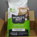 WORLD'S BEST CAT LITTER Comfort Care Unscented, 32-Pounds - Natural Ingredients, Quick Clumping, Flushable, 99% Dust Free & Made in USA - Long-Lasting Odor Control & Easy Scooping