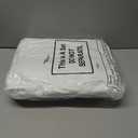 Tudomro 50x60 Winter Throw Blanket White Snowflake 3D Textured Embroidered Winter Holiday Blanket Plush Fuzzy Faux Fur, Neutral Farmhouse & Modern Home Decor for Sofa Couch Bed