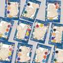 SYUCVQI 12 Pack Space Party Favors Astronaut Wood Painting Craft Kits, Astronaut Party Supplies - Coloring Astronaut Wooden Cutout for Space Theme Birthday Party School Goodie Bag Stuffers