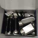 6 in ONE Blow Dryer Brush,Air Curling Iron Round Brush Blow Dryer 800W,Ionic Hair Dryer Brush for Women, Hot Air Brush Hair Styling Tools 100-120V (Champagne Gold)