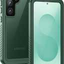 Lanhiem for Samsung Galaxy S25 Case, IP68 Waterproof Dustproof, Built-in Screen Protector, Rugged Full Body Shockproof Protective Cover for Galaxy S25, Green