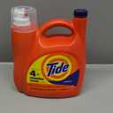 Tide Laundry Detergent Liquid, Original Scent, HE Compatible, 100 Loads, 132 fl oz, Tide Laundry Detergent, Liquid Laundry Detergent (Packaging May Vary)