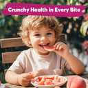 ONETANG Freeze-Dried Fruit Peach Chips, 9 Pack Single-Serve Pack, Non GMO, Kosher, No Add Sugar, Gluten free, Vegan, Holiday Mothers Day Gifts, Healthy Snack 0.35 Ounce, Best By: JUN/02/2026