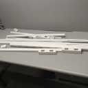 3ft H x 4.2ft W (1 Gate) No Dig Zippity Baskenridge Gate Kit, White Vinyl Picket Fence Gate Kit for Baskenridge Fence Panels, Gate for Backyard, Patio, Outdoor, & Garden Fence, ZP19038