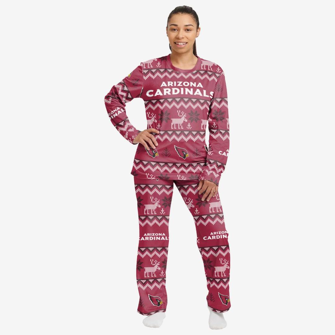 FOCO Arizona Cardinals Womens Family Holiday Pajamas, Size: XL FOCO Arizona Cardinals Womens Family Holiday Pajamas, Size: XL
