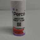 Perco 2 Line Freezer Adhesive Labels - 8 Rolls, 1 Sleeve, 6,000 Blank Price and Date Gun Labels for Perco 2 Line Price and Date Guns - Made in USA
