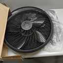 Lasko Oscillating Cyclone Pedestal Fan, Adjustable Height, Timer, Remote Control, 3 Speeds, for Bedroom, Living Room, Home Office, 18", Black, 1843