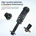 4WD Front Struts w/Coil Springs for 2015-2020 Ford F150 Complete Shock Absorbers Replacement Assembly (2015-2020)