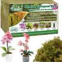 Halatool 2.2LB Premium Sphagnum Moss for Plants, 50QT Green Moss for Plants Indoor Potted Orchid Moss for Repotting Succulent Carnivorous Terrarium Gardening Reptiles