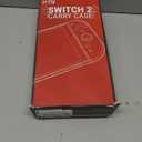 Orzly Case Compatible with Nintendo Switch 2 Protective Carry Case (2025 Model) with Screen Padding, Game Card microSD Pockets for Console and Accessories Screen Size 7.9" - Gift Boxed (Black)