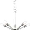 Livex Lighting 5 Lt Brushed Nickel Chandelier