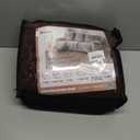 Gennia Waterproof Recliner Loveseat Cover with Console, Stretch Reclining Sofa Covers with Pockets, Lazy Boy Recliner Slipcovers, Leakproof Couch Protector for Kids & Pets (2 Seat with Console, Chocolate)