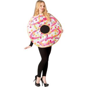 EraSpooky Adult Delicious Donut Costume Funny Doughnut Outfits for Men Women, One size