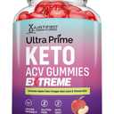 Ultra Prime Keto ACV Gummies Extreme 2000MG UltraPrime Keto Gummies Apple Cider Vinegar Formulated with Pomegranate Beet Juice Powder B12 Vegan Non GMO 60 Gummys (EXP 02/05/26)