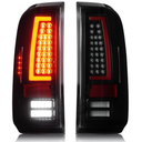 LED Tail Lights for Ford F250 F350 F450 F550 Super Duty 2008-2016,only fit Fleetside Bed Model, Rear Taillight Assembly, Black Housing Smoke Lens