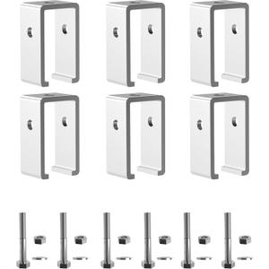 Channel Trolley Track Hanger Bracket for UNISTRUT Strut Channel, 1-5/8 Intermediate Support Hange Bracket for All 1-5/8" Channel Trolley Track (6 Set)