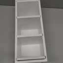 Utensil Holder,Large Wooden Utensil Holder For Kitchen Counter,Cooking Spatula Organizer,Big Storage Caddy With 3 Compartments Flatware Spoon Tool Cutlery(White)