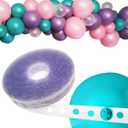 Balloon Strip Tape 50Ft Long to Make Arch Garland Steamer for Birthday Wedding Baby shower Party Decorations