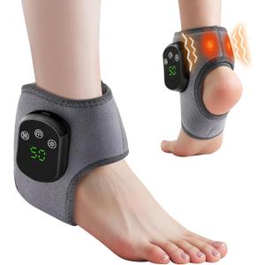 Foot Massager for Neuropathy, Footrenews Triple Method Massager, Ankle Massager for Circulation and Pain Relief, Foot Massager Plantar Fasciitis with Heat & Vibration, Smart Timer, Touch Screen 1PCS