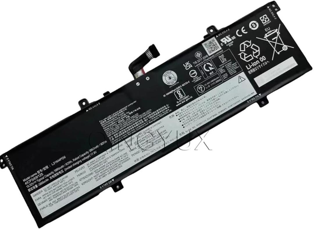 L21M4PD6 L21C4PD6 L21D4PD6 L21L4PD6 L21M3PD5 L21L3PD5 L21C3PD5 L21D3PD5 Laptop Battery Compatible with Lenovo ThinkBook 14 G4+ IAP/ARA Series Notebook