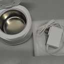 Dental Ultrasonic Retainer Cleaner Machine: 45kHz Dental Cleaning Pod with Digital Timer & 200ML, Deep Cleaning for Dentures, Mouth Guards, Aligners, Night Guards, Braces, Toothbrush Heads & Jewelry (White)