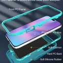 Aliruke for iPhone 17 Pro Max Case with Port Cover, Rubber Matte, Teal