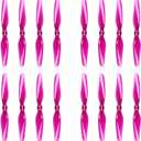 iFlight 16pcs 4inch Durable 2-Blades Propeller RC Drone Props CW CCW for FPV Drone Racing Quadcopter Frame Kit (Transparent Purple)