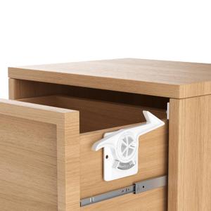 6 Pack Child Safety Drawer Locks - THAULANG Zero Gap Invisible Drawer Latches with Strong Adhesive, Easy Installation