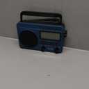 Digital AM FM Shortwave Radio with Best Reception,4000mAh Rechargeable Portable Radio with NOAA Weather Alert, Big Speaker, Digital Tuner and Stereo Earphone,Support Micro SD Card and USB MP3 Player (Blue)