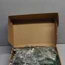 Lyrow 80 Pieces Christmas Snowy Pine Tree Picks Artificial Berry Stems Sprays Faux Cedar Pine Needles Branches for Holiday Arrangement Wreath DIY Garland Holiday Decor Winter Greenery (White)