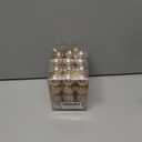 2 x Emopeak 24Pcs Christmas Balls Ornaments for Xmas Christmas Tree - 4 Style Shatterproof Christmas Tree Decorations Hanging Ball for Holiday Wedding Party Decoration (Rose Gold, 1.3"/3.2CM)