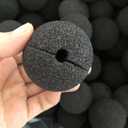 Totority 25pcs Carnival Sponge Nose Snowman Make up Sponges Halloween Clown Props Party Clown Costume Decorative Prop Circus Theme Party Decorations Rudolph Reindeer Nose Black