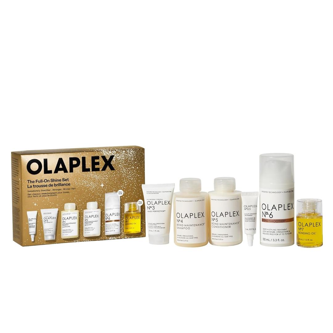 Olaplex No. 7 Bonding Oil, Concentrated High Shine Heat Protectant | Visibly Smooths & Softens Hair | Added Color Vibrancy | Up to 72 Hour Frizz Control | For All Hair Types | 1 fl oz