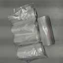 220Counts Small Trash Bags 4 Gallon, Flexible & Durable Small Garbage Bags, Unscented & Easy Tearing 4 Gallon Trash Bag for Kitchen, Bathroom, Bedroom, Office, Transparent,0.3Mil