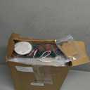 Sieral 9 Sets Vanilla Extract Bottles Clear Swing Top Glass Bottles for Gift Giving Homemade Vanilla Extract Jar Funnel Rope Labels for New Year Brewing Oil Beer Tea DIY Supply (Round, 8 oz)