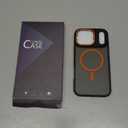 Magnetic 3 in 1 for iPhone 17 Pro Max Case, [Omni-Directional Protection] with 1x Screen Protector + 1x Camera Cover, [Seamless Work with Magsafe] Protective Case for iPhone 17 Pro Max Cosmic Orange