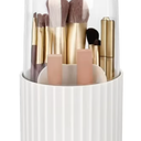 JessLab 360° Rotatable Makeup Brush Holder Organizer with Lid, White
makeup brush holder