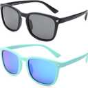 COASION Polarized Kids Sunglasses UV 400 Protection for Girls Boys Classic Retro Style Toddler Shades Age 3-12