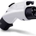 [Only for J1772 EVs ] Lectron - Tesla to J1772 Charging Adapter, Max 48A & 250V - Compatible with Tesla High Powered Connectors, Destination Chargers, and Mobile Connectors (White)