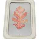 HH 11.8in Clear Wall Sign Leaf Red