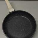 CAROTE Non Stick Frying Pans,Nonstick Granite Fry Pan Egg Pan Omelet Pans, Stone Cookware Chef's Pan, PFOA Free,(Black Granite, 10-Inch)