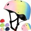 Kids Bike Helmet, Toddler Helmet for Youth Boys Girls, Adjustable Fit & Lightweight, Multi-Sport Safety for Skateboard Skating Bicycle Scooter Cycling Small