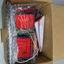 12V Square LED Trailer Light Kit Stop Turn Tail Brake Running License Lights with Wiring Kit for Trailers, Trucks, RVs, Boats, Campers