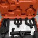 Orion Motor Tech 5-in-1 Ball Joint Separator, Pitman Arm Puller, Tie Rod End Tool Set for Front End Service, Splitter Removal Kit (RB06)
