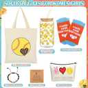 Chunful 6 Pcs Softball Gifts Set for Teen Girls & Women Team Accessories, 16-ounce