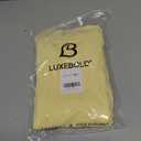 Womens Short Sleeve Sweaters V Neck Sweater Tops Cable Knit Pullover Solid Color Polo Shirt Casual Outfits (Yellow, L)