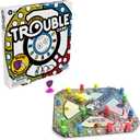 Hasbro Gaming Trouble Board Game, Includes Bonus Power Die and Shield, Family Game for 2-4 Players, Ages 5 and Up (Amazon Exclusive)