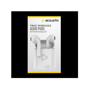 Acoustix True Wireless Earbuds - White, 1 ct