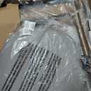 COLAMY Wood Bar Stools, Counter Height BarStools, Mid Century Modern Stools with Back, 25 Inch Upholstered Wooden for Kitchen Island Dining Room, Light Grey (Set of 1)