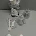 Rotary Cheese Grater Hand Crank, Kitchen Mandolin Vegetable Cheese Shredder with 3 Interchangeable Blades, Easy Clean Rotary Grater with Handle, Kitchen Grater Grinder for Cutting Cheese, Vegetable Nuts